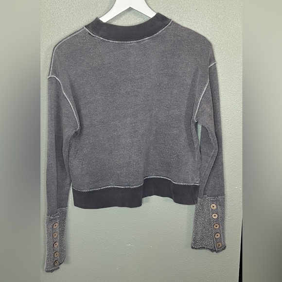 Free People Look Ahead Sweatshirt Medium - Picture 2 of 8